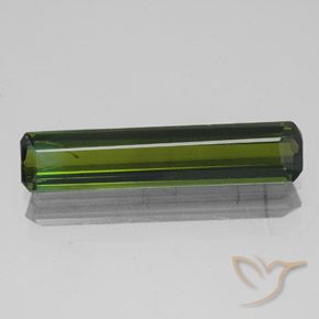 2.56ct 天然 深绿色 碧玺, 祖母绿式切割, SI