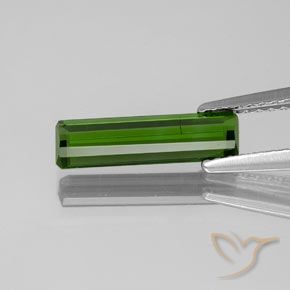 1.05克拉天然碧玺，祖母绿式切割，VS-SI