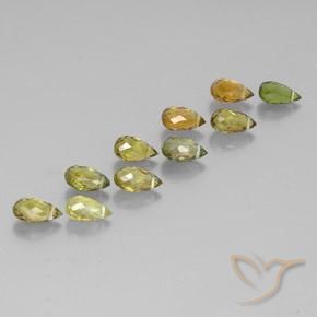 4.90克拉天然碧玺，泪滴形，VS-SI