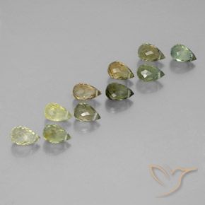 6.97克拉天然碧玺，泪滴形，VS-SI