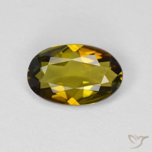 0.74ct 天然 中金 碧玺, 椭圆形, VVS
