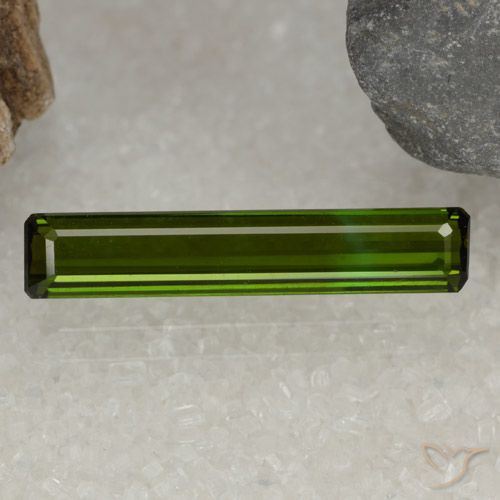 2.01ct 天然 森林绿 碧玺, 祖母绿式切割, VVS-VS