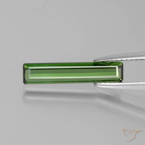 1.13ct 天然 中绿色 碧玺, 祖母绿式切割, VS