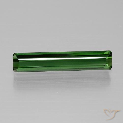 1.56ct 天然 深绿色 碧玺, 祖母绿式切割, VVS-VS