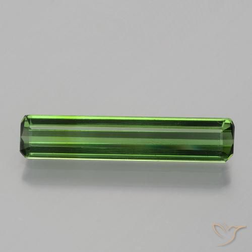 1.36ct 天然 暗绿色 碧玺, 祖母绿式切割, VVS-VS