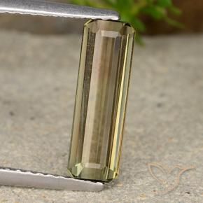 1.72克拉天然碧玺，祖母绿式切割，VS