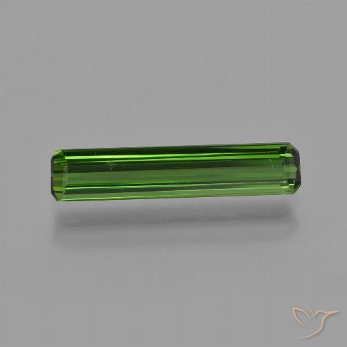 1.59ct 天然 暗绿色 碧玺, 祖母绿式切割, VS