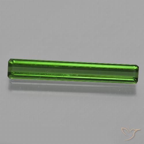 2.01ct 天然 暗绿色 碧玺, 祖母绿式切割, VS