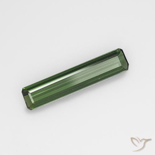 1.31ct 天然 中深绿色 碧玺, 祖母绿式切割, VVS-VS