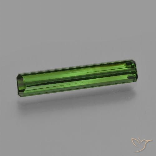 1.51ct 天然 暗绿色 碧玺, 祖母绿式切割, VVS-VS