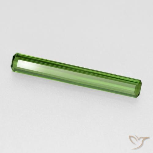 0.94ct 天然 暖绿 碧玺, 祖母绿式切割, VS