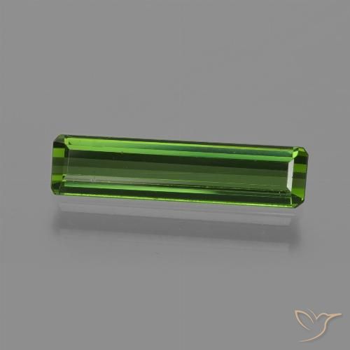 1.08ct 天然 森林绿 碧玺, 祖母绿式切割, VS