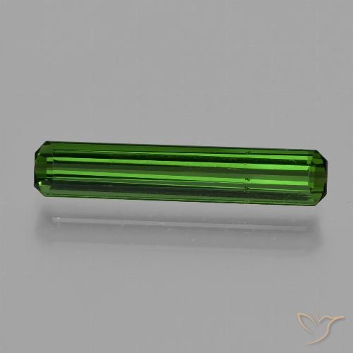 1.57ct 天然 暗绿色 碧玺, 祖母绿式切割, VS