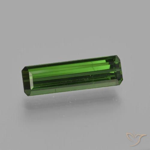 1.35ct 天然 暗绿色 碧玺, 祖母绿式切割, VVS-VS