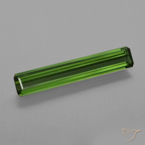 1.48ct 天然 中深绿色 碧玺, 祖母绿式切割, VS
