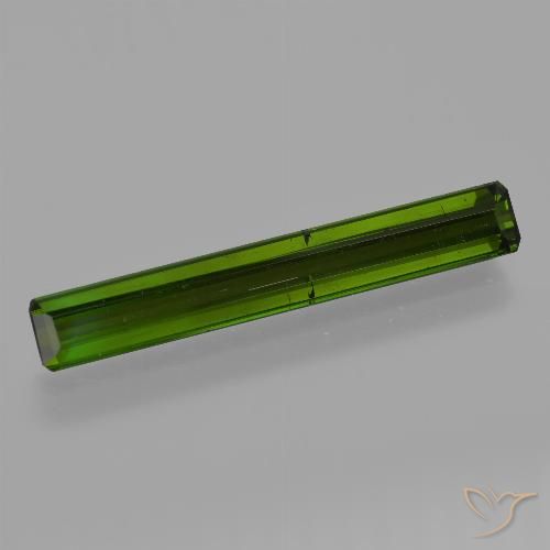 2.86ct 天然 暗绿色 碧玺, 祖母绿式切割, VS-SI