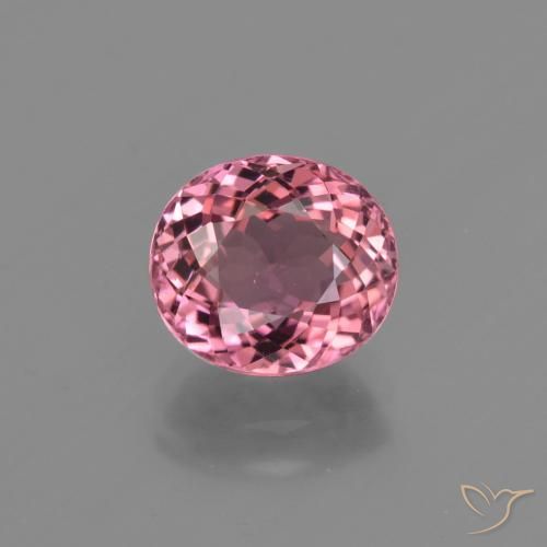 2.02ct 天然 洋红色粉红色 碧玺, 椭圆形, VS