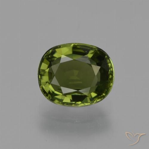 1.10ct 天然 海藻绿 碧玺, 椭圆形, VS