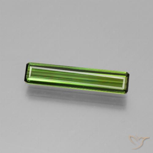 1.08ct 天然 中绿色 碧玺, 祖母绿式切割, VVS
