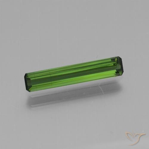 1.15ct 天然 中绿色 碧玺, 祖母绿式切割, VS