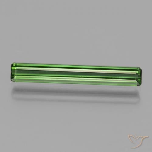 1.65ct 天然 深绿色 碧玺, 祖母绿式切割, VVS