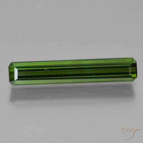1.25ct 天然 深土绿 碧玺, 祖母绿式切割, VVS-VS