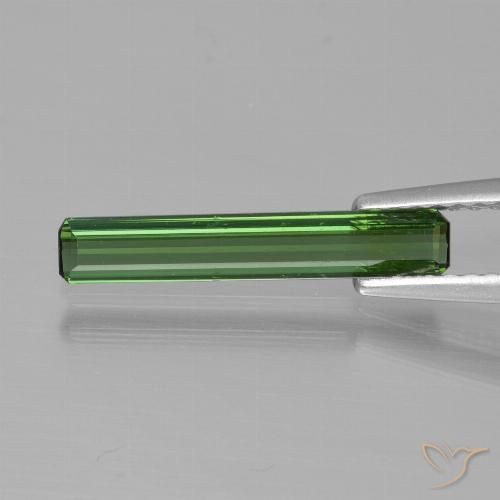 0.66ct 天然 中绿色 碧玺, 祖母绿式切割, VVS-VS