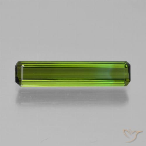 1.08ct 天然 中绿色 碧玺, 祖母绿式切割, VVS-VS