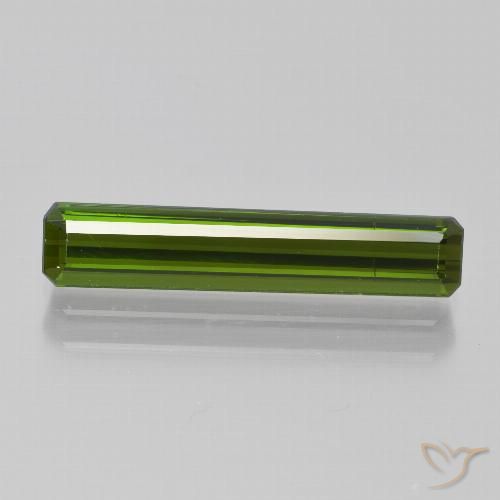 2.10ct 天然 中绿色 碧玺, 祖母绿式切割, VVS-VS