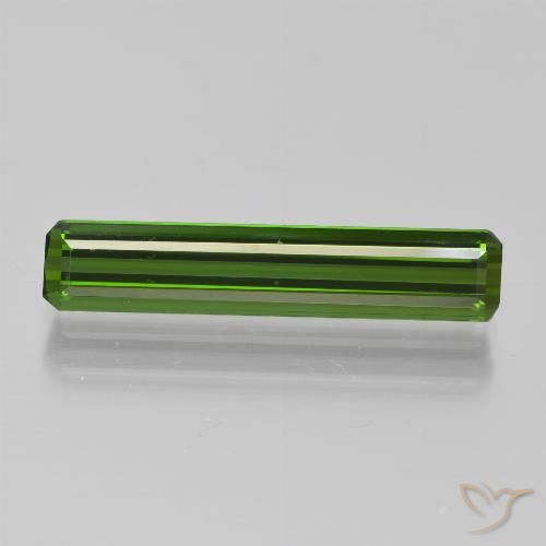 1.95ct 天然 中深绿色 碧玺, 祖母绿式切割, VVS