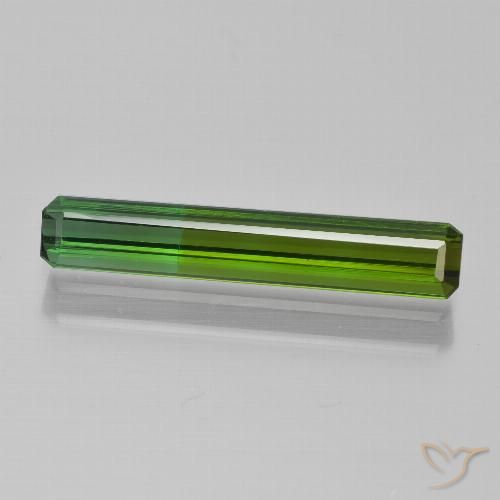 1.66ct 天然 暗绿色 碧玺, 祖母绿式切割, VS