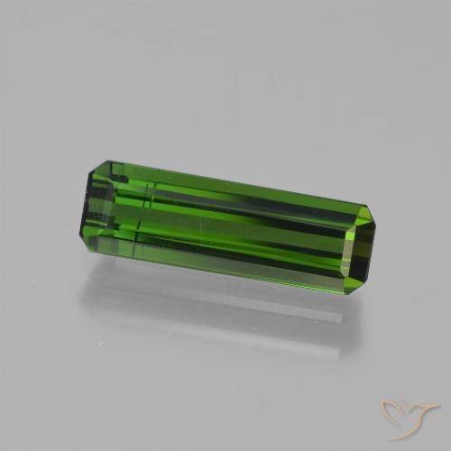 1.38ct 天然 森林绿 碧玺, 祖母绿式切割, VS-SI
