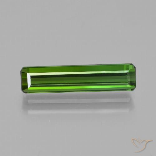 2.08ct 天然 森林绿 碧玺, 祖母绿式切割, VVS-VS