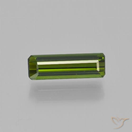 0.90ct 天然 大地绿 碧玺, 祖母绿式切割, VVS