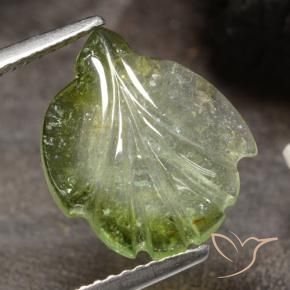 4.09克拉天然碧玺，花式切割，半透明