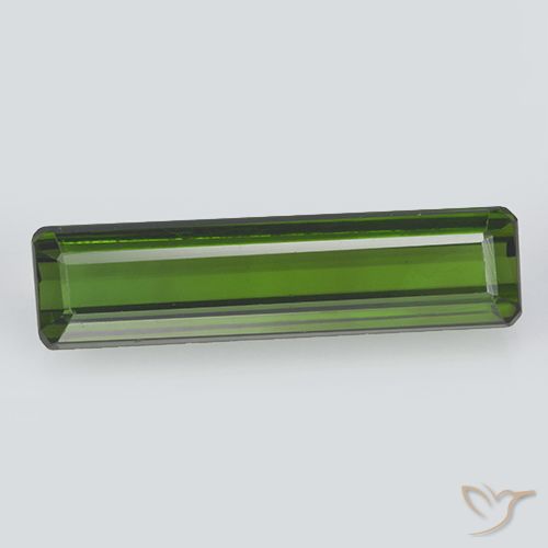2.07ct 天然 暗绿色 碧玺, 祖母绿式切割, VVS-VS