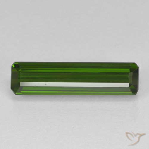 2.16ct 天然 森林绿 碧玺, 祖母绿式切割, VVS