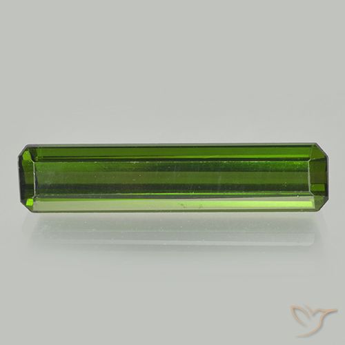 2.02ct 天然 暗绿色 碧玺, 祖母绿式切割, VVS-VS