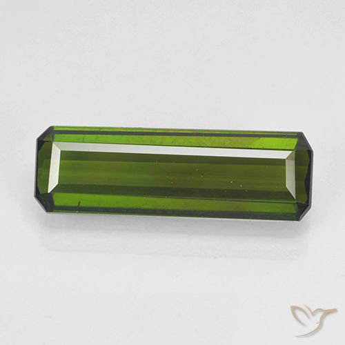 2.18ct 天然 海藻绿 碧玺, 祖母绿式切割, VVS-VS