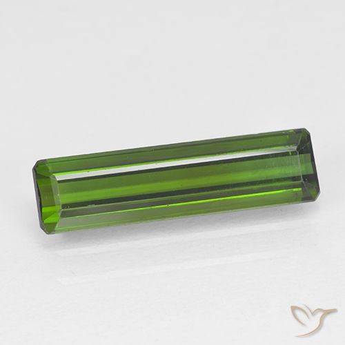 1.68ct 天然 暗绿色 碧玺, 祖母绿式切割, VVS-VS