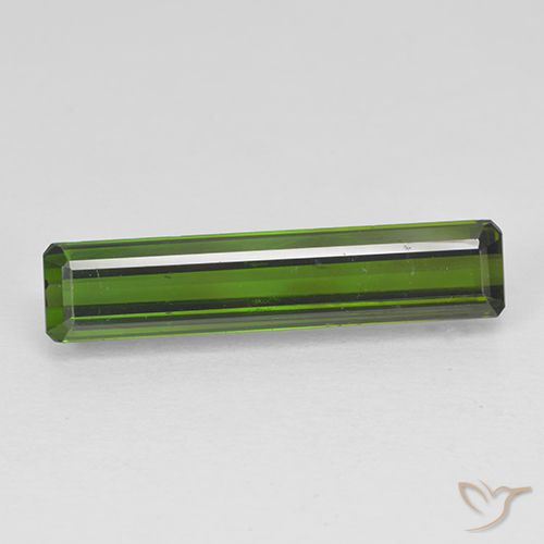 2.47ct 天然 暗绿色 碧玺, 祖母绿式切割, VVS-VS