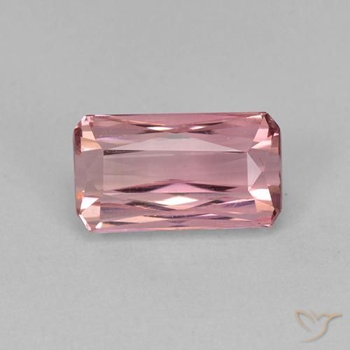 1.42ct 天然 淡粉色泡泡糖 碧玺, 祖母绿式切割, VS