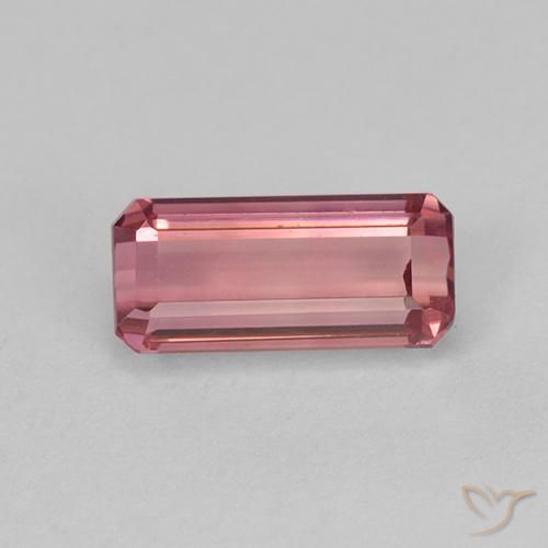1.03ct 天然 橙粉色 碧玺, 祖母绿式切割, VVS-VS