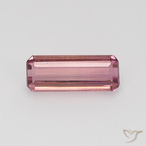 1.06ct 天然 淡粉色泡泡糖 碧玺, 祖母绿式切割, VVS