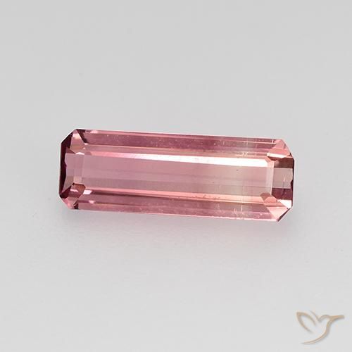 1.25ct 天然 浅粉色 碧玺, 祖母绿式切割, VVS
