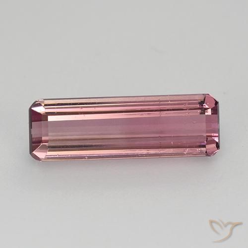 1.70ct 天然 红粉色 碧玺, 祖母绿式切割, VS