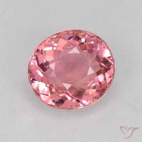 1.49ct 天然 粉红色调 碧玺, 椭圆形, VVS-VS