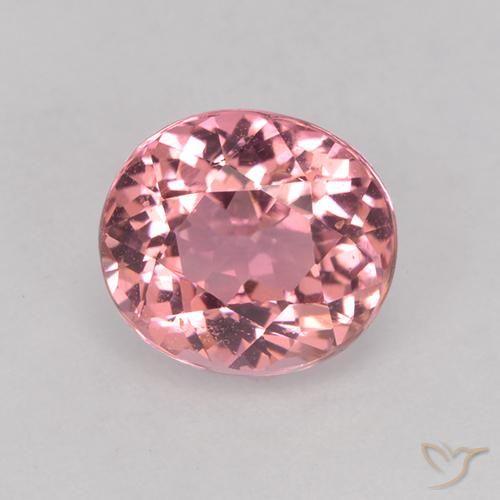 1.68ct 天然 泡泡糖粉色 碧玺, 椭圆形, VVS-VS