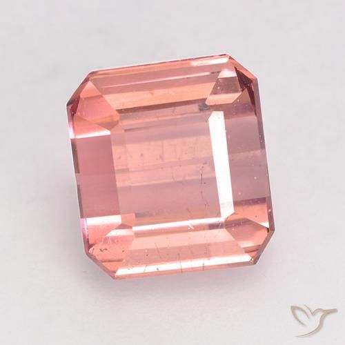 1.93ct 天然 中粉红色 碧玺, 祖母绿式切割, VS
