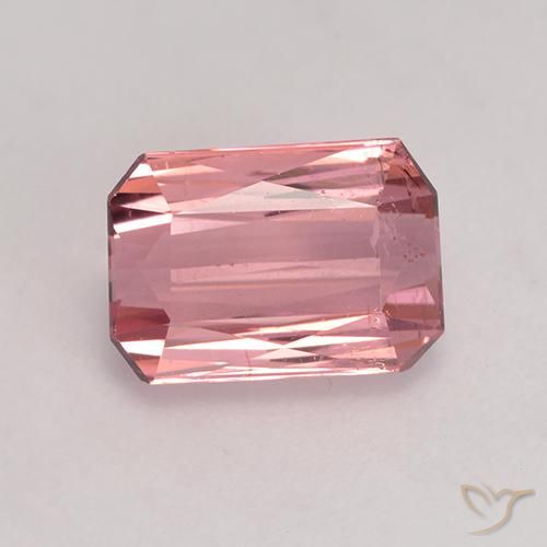 1.76ct 天然 中粉红色 碧玺, 祖母绿式切割, VS